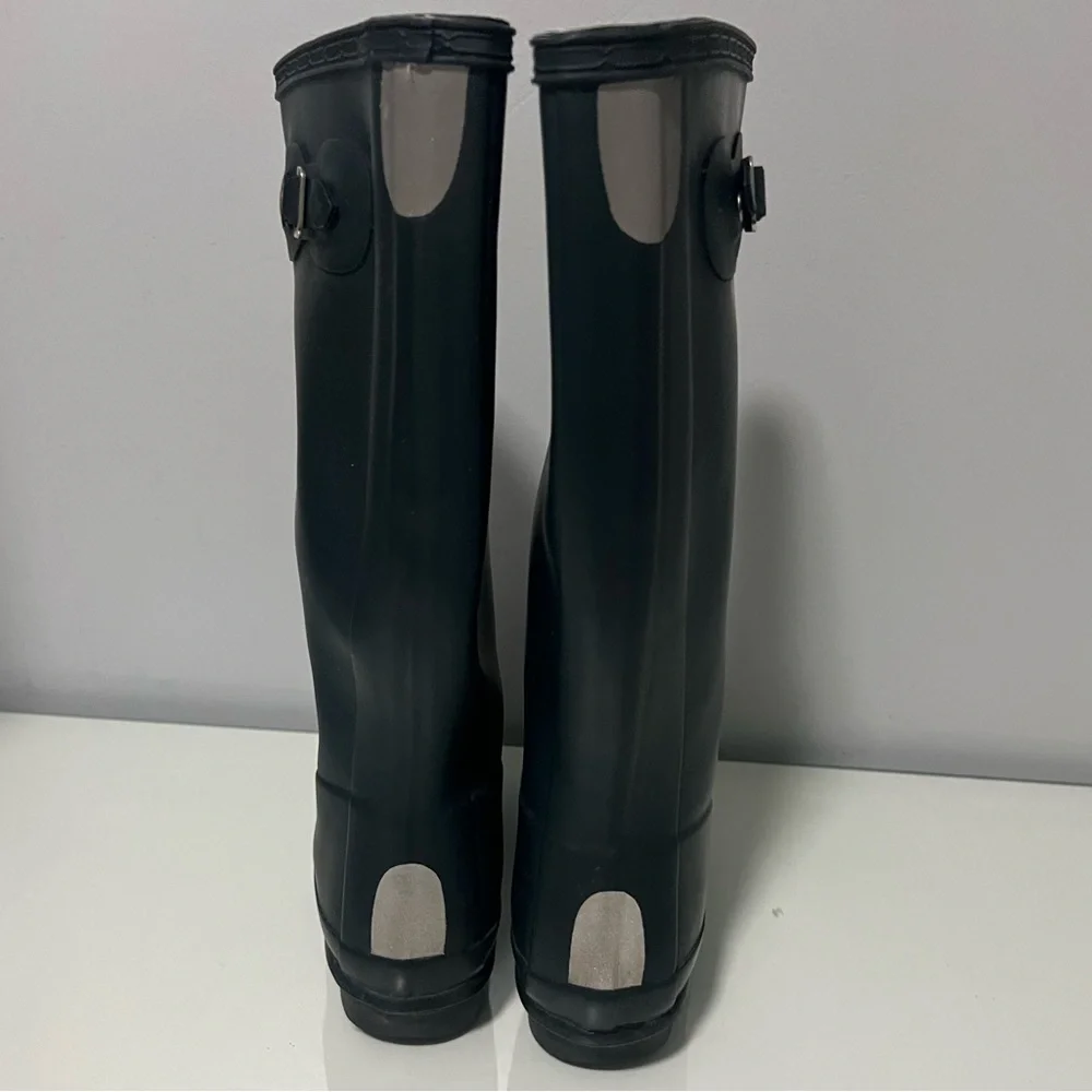 Hunter Kids Black Rain Boots